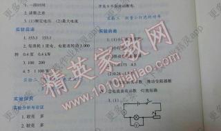 初中物理实验报告